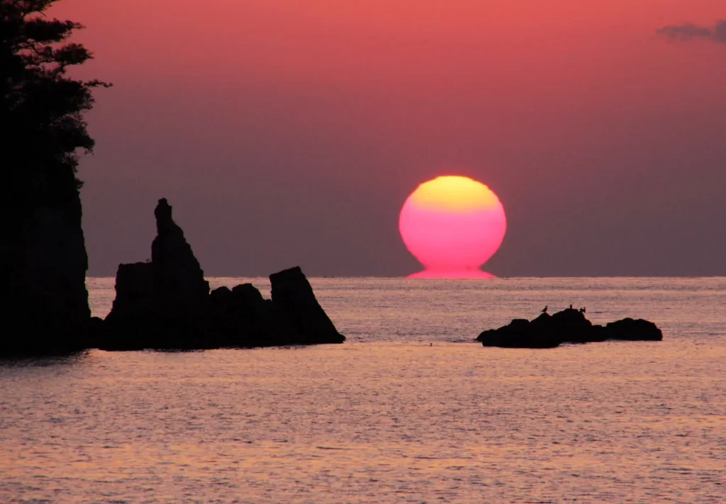 宿毛のダルマ夕日